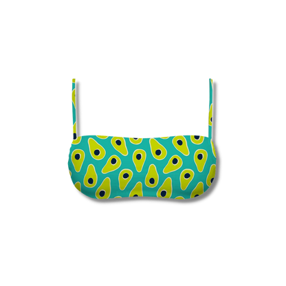 Bubbles Bikini Top - Avocado Mar Salado